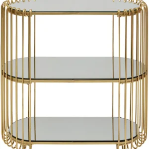 Clearance KARE Design Console Wire Brass 81x78cm