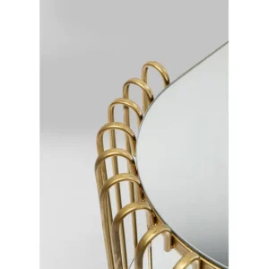 Clearance KARE Design Console Wire Brass 81x78cm