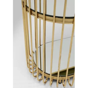 Clearance KARE Design Console Wire Brass 81x78cm