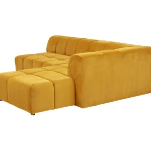 Fashion KARE Design Corner Sofa Belami Velvet Amber Right