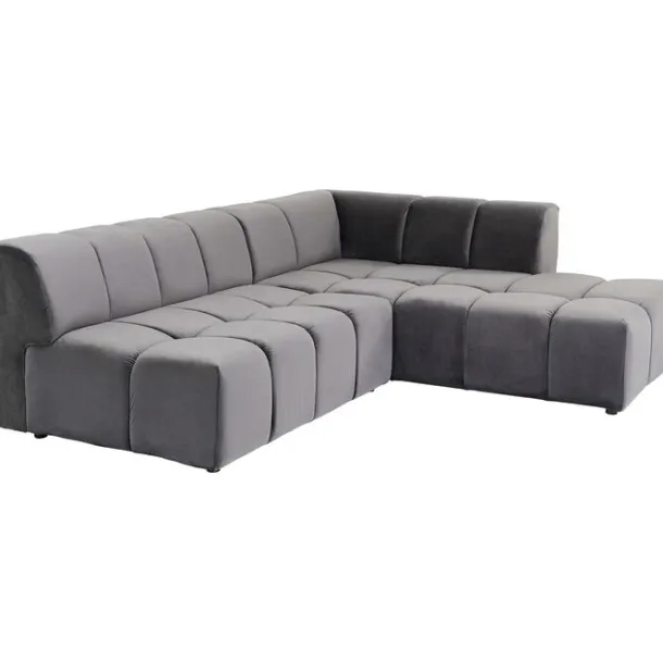 corner_sofa_belami_velvet_4-5.webp Outlet KARE Design Corner Sofa Belami Velvet Grey Right