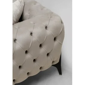Online KARE Design Corner Sofa Bellissima Velvet Taupe Left