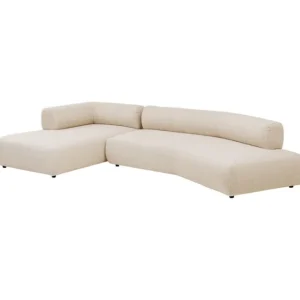 Clearance KARE Design Corner Sofa Bow Left Cream