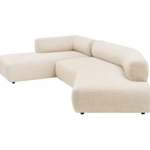 Clearance KARE Design Corner Sofa Bow Left Cream