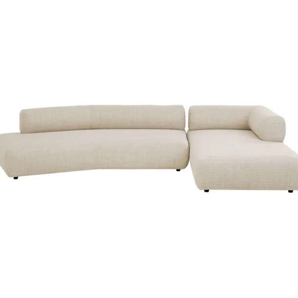 corner_sofa_bow_right_cre_0.webp Clearance KARE Design Corner Sofa Bow Right Cream
