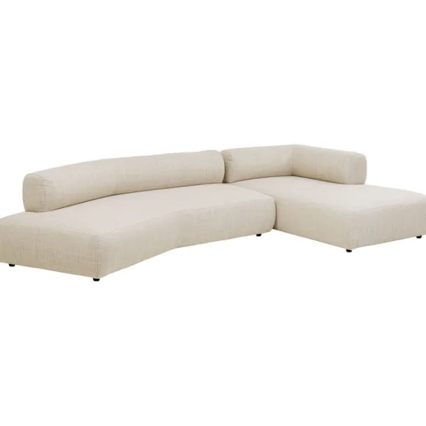 corner_sofa_bow_right_cre_1.webp Clearance KARE Design Corner Sofa Bow Right Cream