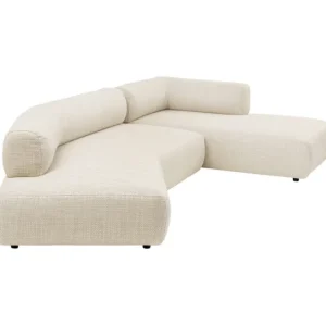 Clearance KARE Design Corner Sofa Bow Right Cream