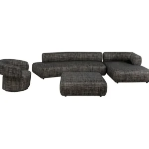 New KARE Design Corner Sofa Bow Right Grey