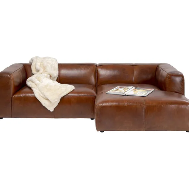 corner_sofa_cubetto_leath_3.webp Online KARE Design Corner Sofa Cubetto Leather Brown 270x170cm