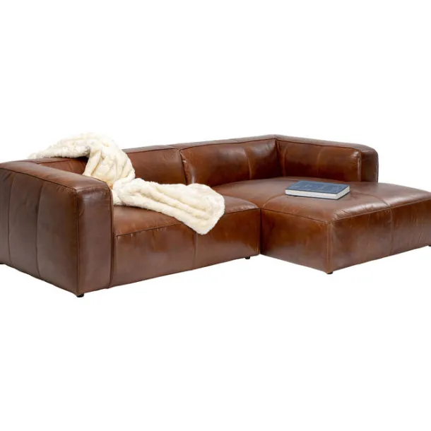 corner_sofa_cubetto_leath_4.webp Online KARE Design Corner Sofa Cubetto Leather Brown 270x170cm