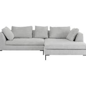 Sale KARE Design Corner Sofa Gianni Cord Grey Right