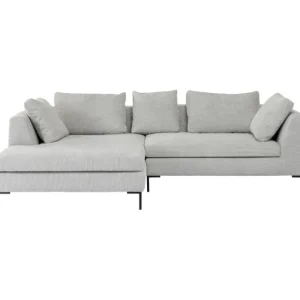 Sale KARE Design Corner Sofa Gianni Cord Grey Left