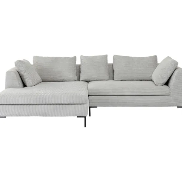 corner_sofa_gianni_cord_g_0.webp Sale KARE Design Corner Sofa Gianni Cord Grey Left