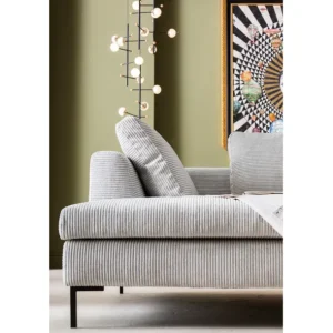 Sale KARE Design Corner Sofa Gianni Cord Grey Left