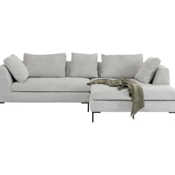 corner_sofa_gianni_cord_g_7-1.webp Sale KARE Design Corner Sofa Gianni Cord Grey Right