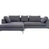 Clearance KARE Design Corner Sofa Gianni Grey Left