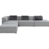 Sale KARE Design Corner Sofa Infinity Atlanta Grey Left