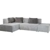Online KARE Design Corner Sofa Infinity Ottomane Grey Left