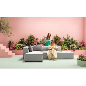 Online KARE Design Corner Sofa Infinity Ottomane Grey Left