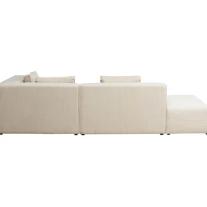 Hot KARE Design Corner Sofa Infinity Ottomane Cord Cream Right