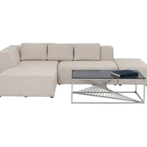 New KARE Design Corner Sofa Infinity Ottomane Cream Left