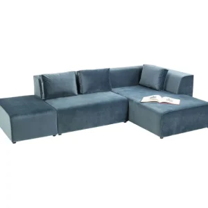 Online KARE Design Corner Sofa Infinity Velvet Ocean Right