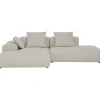 Fashion KARE Design Corner Sofa Laguna left Creme