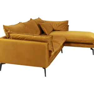 Sale KARE Design Corner Sofa Monza Right Velvet Curry 296cm