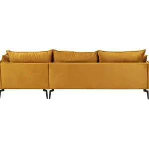 Sale KARE Design Corner Sofa Monza Right Velvet Curry 296cm