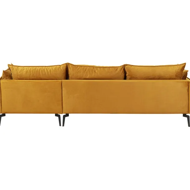 corner_sofa_monza_right_v_4.webp Sale KARE Design Corner Sofa Monza Right Velvet Curry 296cm