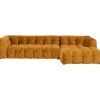 Discount KARE Design Corner Sofa Salamanca Gold Brown Right 320cm