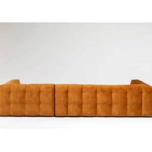 Discount KARE Design Corner Sofa Salamanca Gold Brown Right  320cm