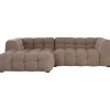 Fashion KARE Design Corner Sofa Salamanca Light Brown Left 250cm