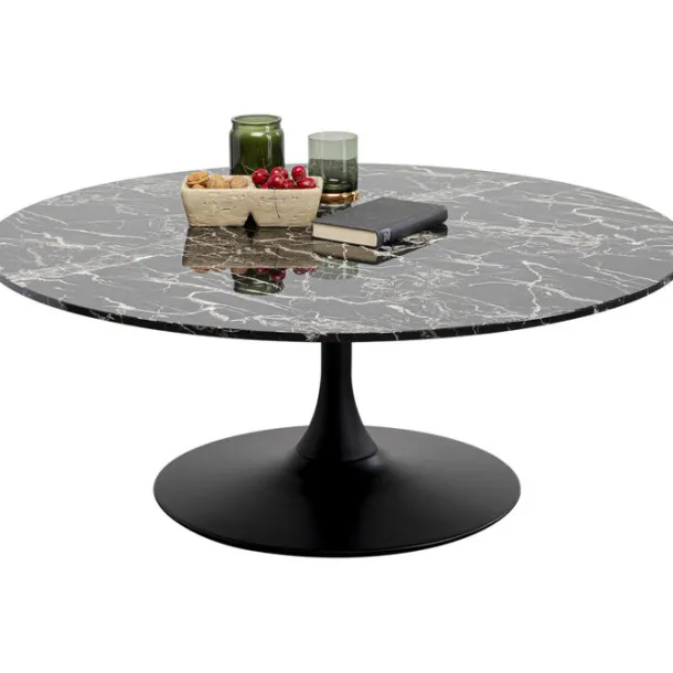 couchtisch_schickeria_mar_1.webp Outlet KARE Design Couchtisch Schickeria Marble Black Ø110cm