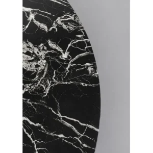 Outlet KARE Design Couchtisch Schickeria Marble Black Ø110cm