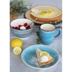 Online KARE Design Cup Swirl Blue