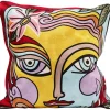 Hot KARE Design Cushion Art Line Face 50x50cm