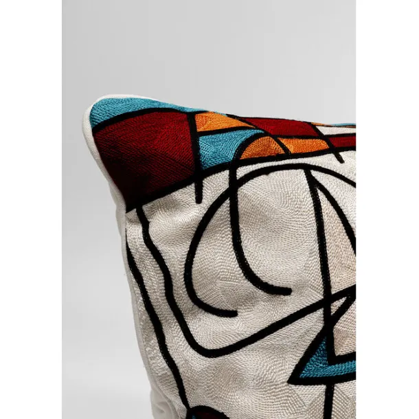 cushion_art_line_sea_worl_3.webp Clearance KARE Design Cushion Art Line Sea World 50x50cm