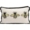 Best KARE Design Cushion Bees White 50x30cm