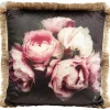 Clearance KARE Design Cushion Blush Roses 45x45cm