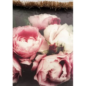 Clearance KARE Design Cushion Blush Roses 45x45cm
