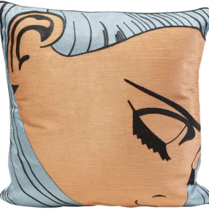 Hot KARE Design Cushion Comic Face 50x50cm