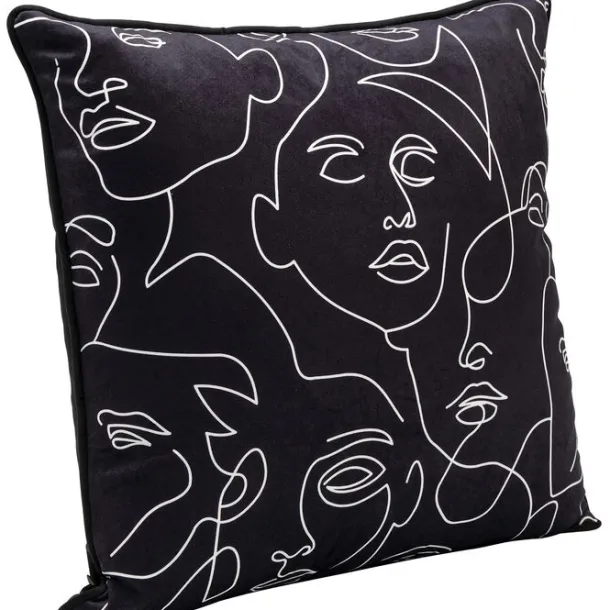 cushion_faces_xcm_1.webp Fashion KARE Design Cushion Faces 45x45cm