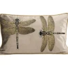 Clearance KARE Design Cushion Glitter Dragonfly Brown 50x30cm