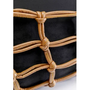 Best KARE Design Cushion Grete Plaid Black 50x30cm