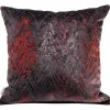 Clearance KARE Design Cushion Keops Red 40x40cm Limited