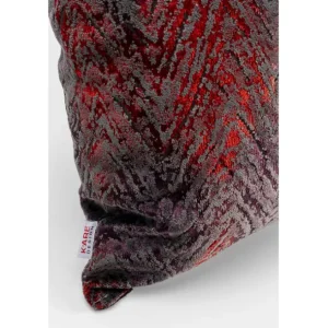 Clearance KARE Design Cushion Keops Red 40x40cm Limited