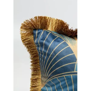 Sale KARE Design Cushion Leaves Fringe 45x45cm