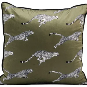 Clearance KARE Design Cushion Running Chetahs 45x45cm