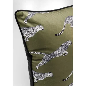 Clearance KARE Design Cushion Running Chetahs 45x45cm